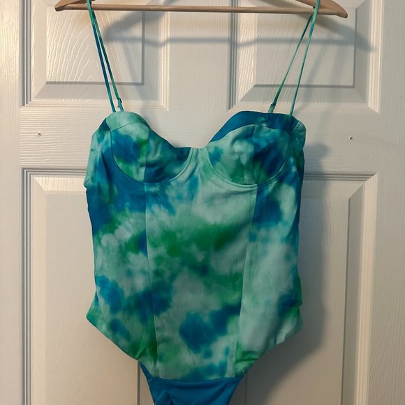 NWT ZARA TIE DYE BODY SUIT - Picture 3 of 7
